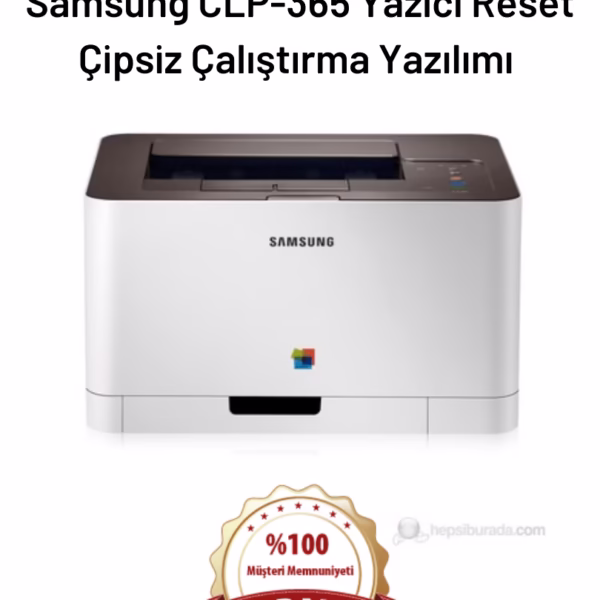 Samsung CLP-365 Yazıcı Reset Yazılımı