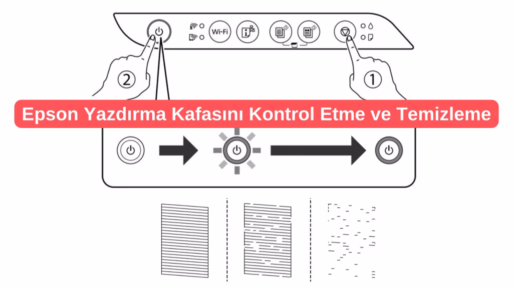 Epson Yazdırma Kafasını Kontrol Etme ve Temizleme