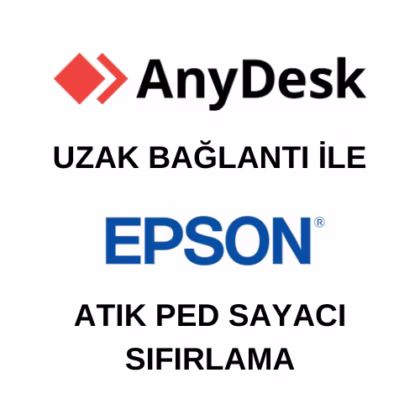 Epson Ped Reset - Anydesk ile